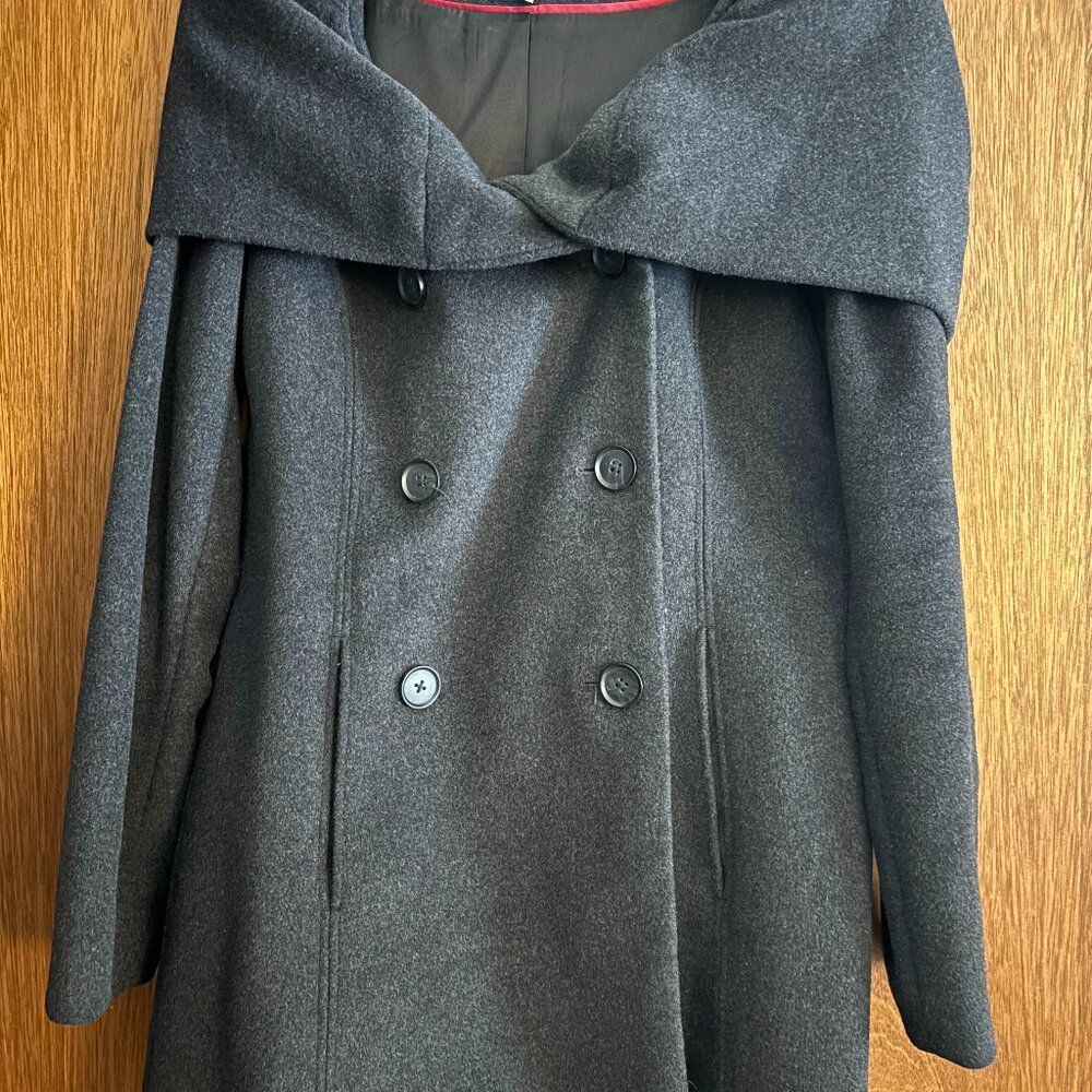 Banana Republic -Wool -Gray Winter Coat.